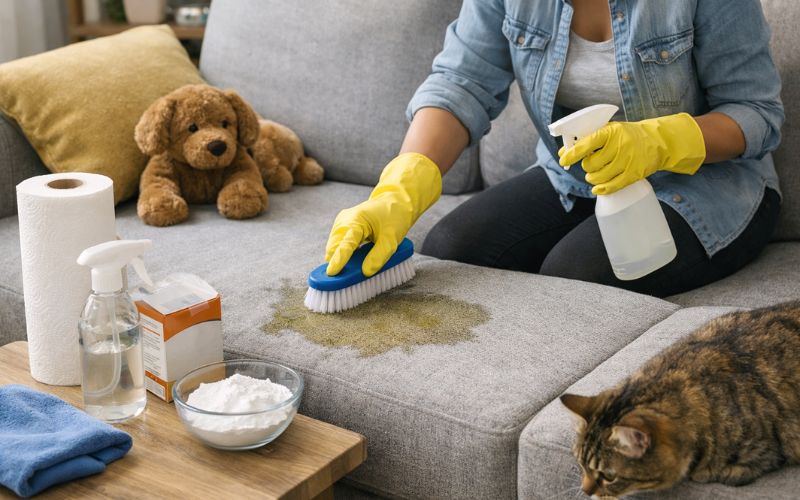 How Do You Get Pee Smell Out of Couch