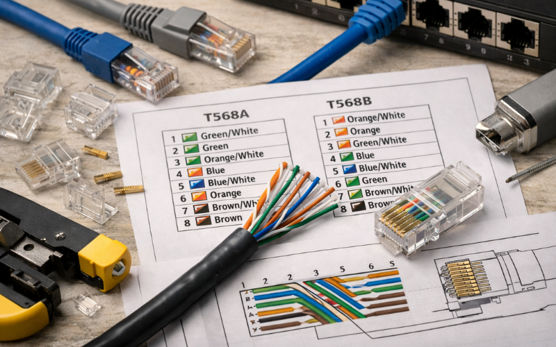 RJ45 Wiring Diagram